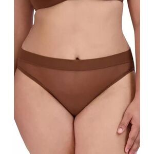 Steve Madden Womens Mesh High-Leg Bikini U Tiramisu M